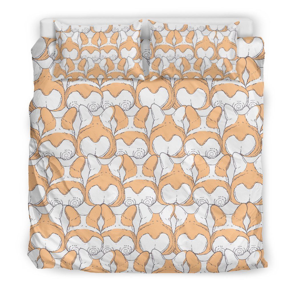 Corgi Butt Bedding Set