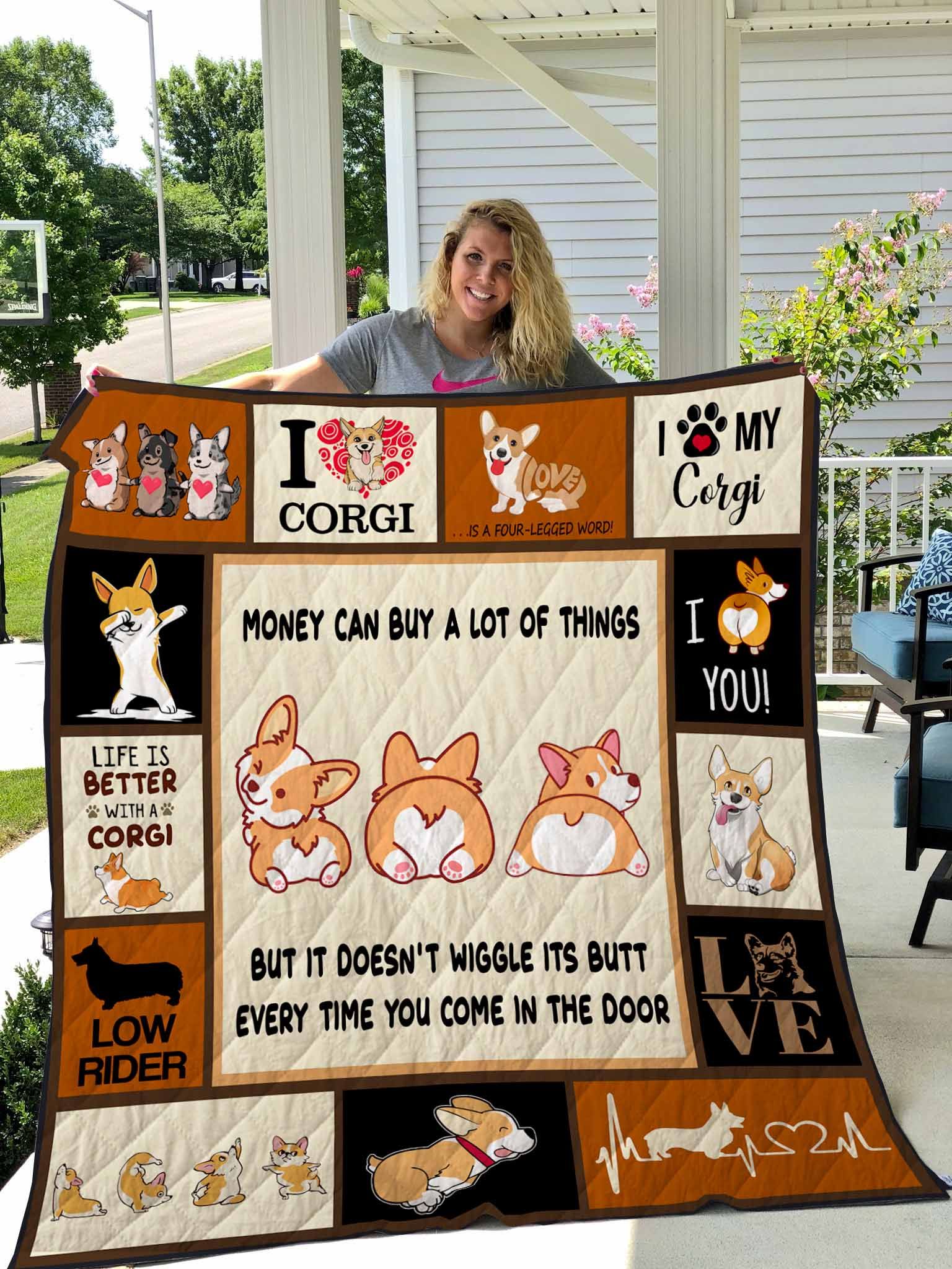 Corgi Buy A Corgi Quilt Blanket Dhc04011730Dd