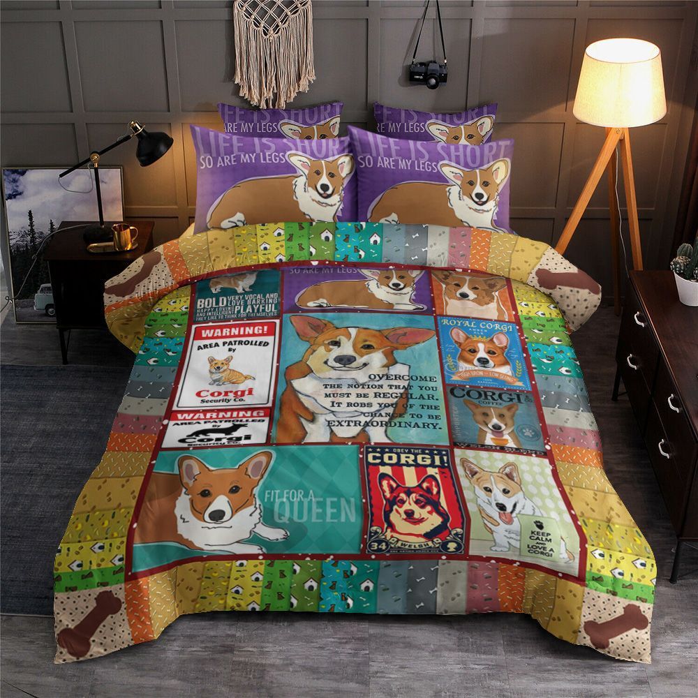 Corgi Bedding Set