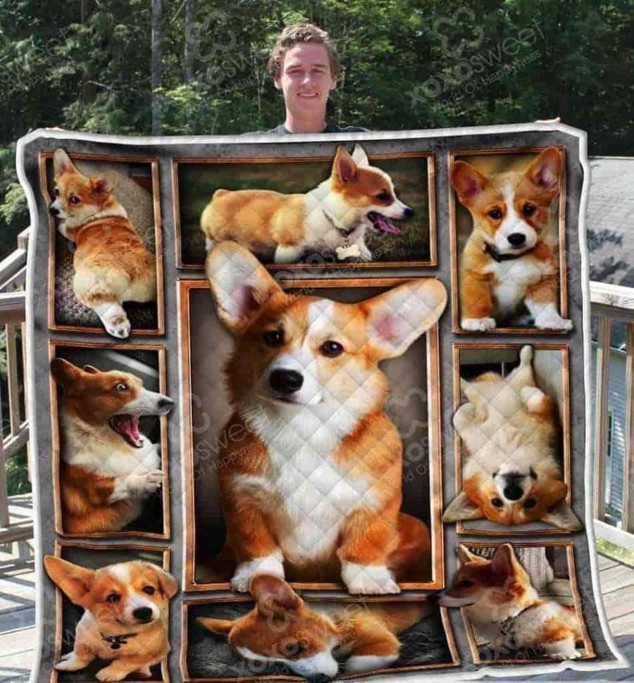 Corgi CL05100025MDQ Quilt Blanket