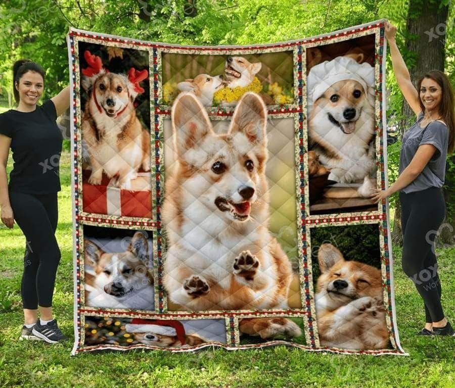 Corgi CL05100026MDQ Quilt Blanket