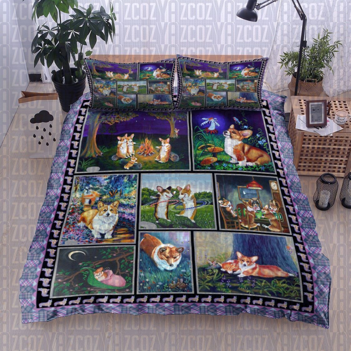 Corgi Bedding Set