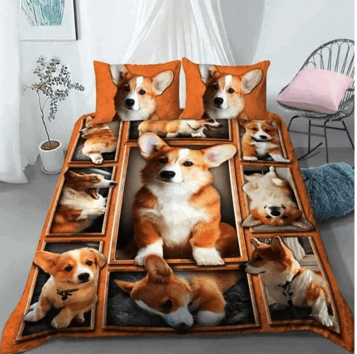 Corgi Bedding Set