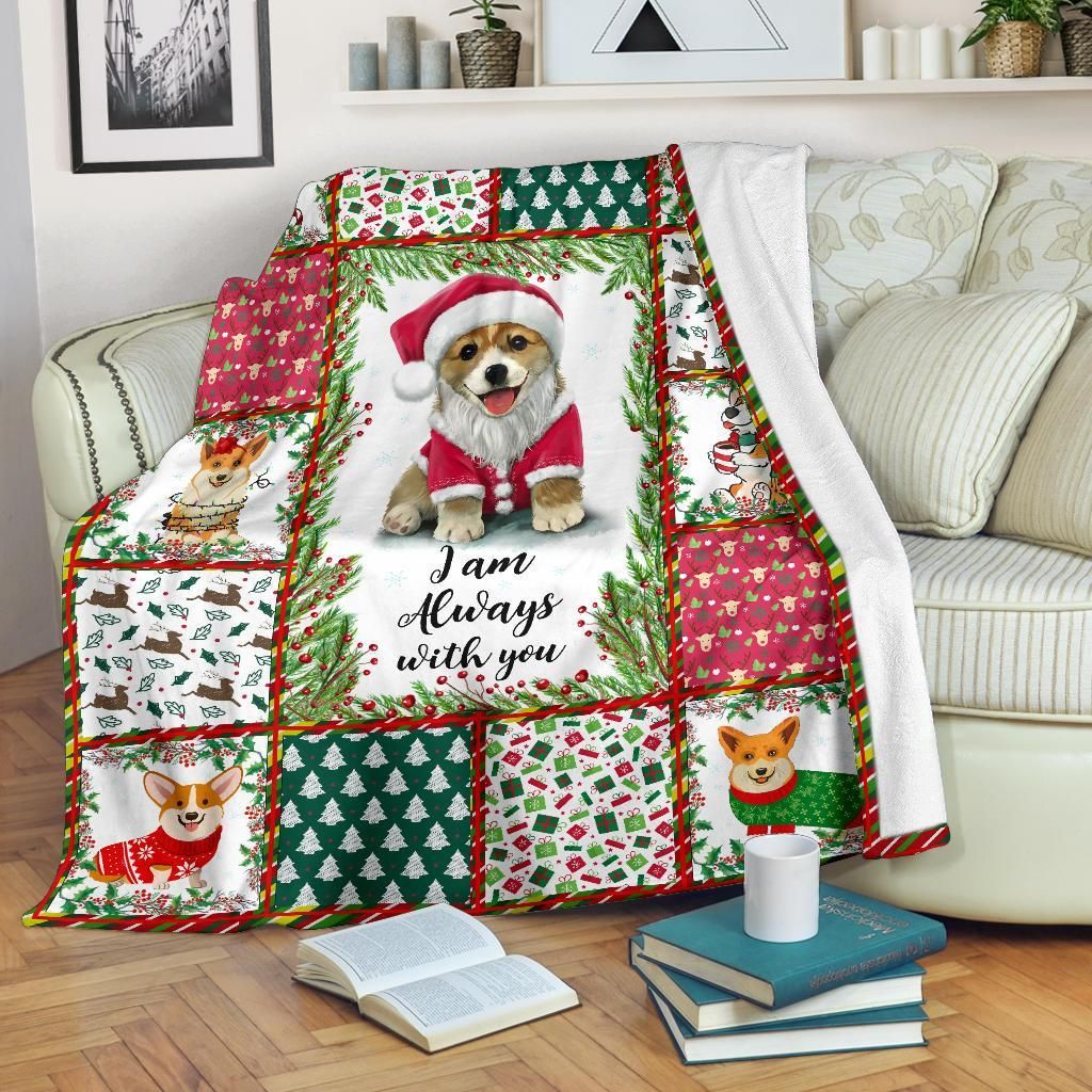 Corgi Sherpa Fleece Blanket