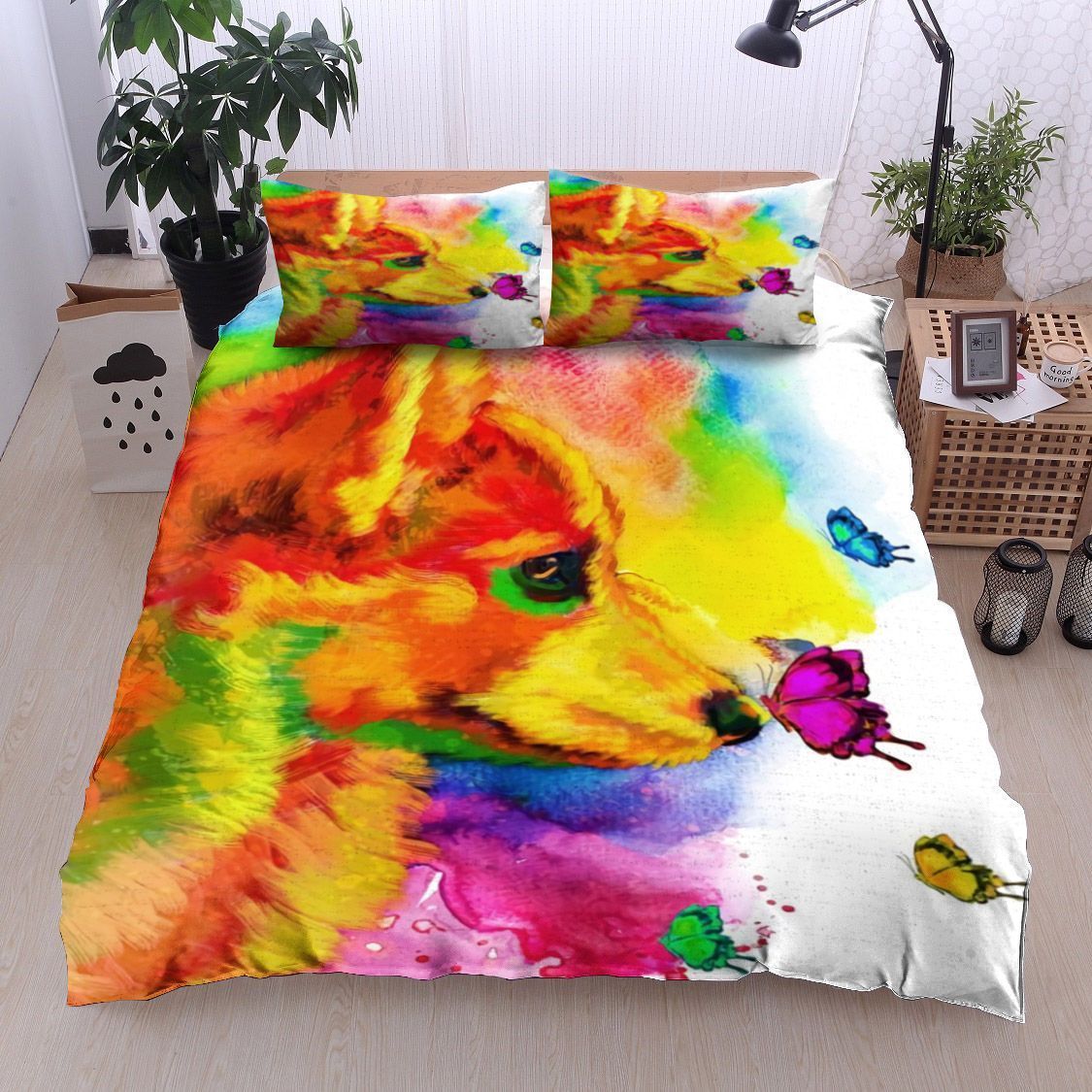 Corgi Color Bedding Set