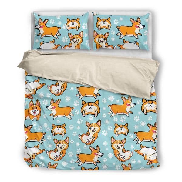 Corgi Corgi Cute Seamless Bedding Set