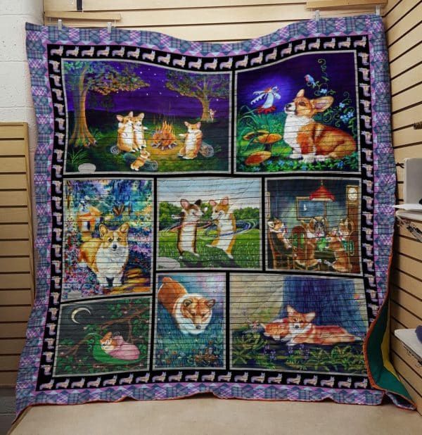 Corgi Corgi Magic Quilt Blanket DHC0201201210TD