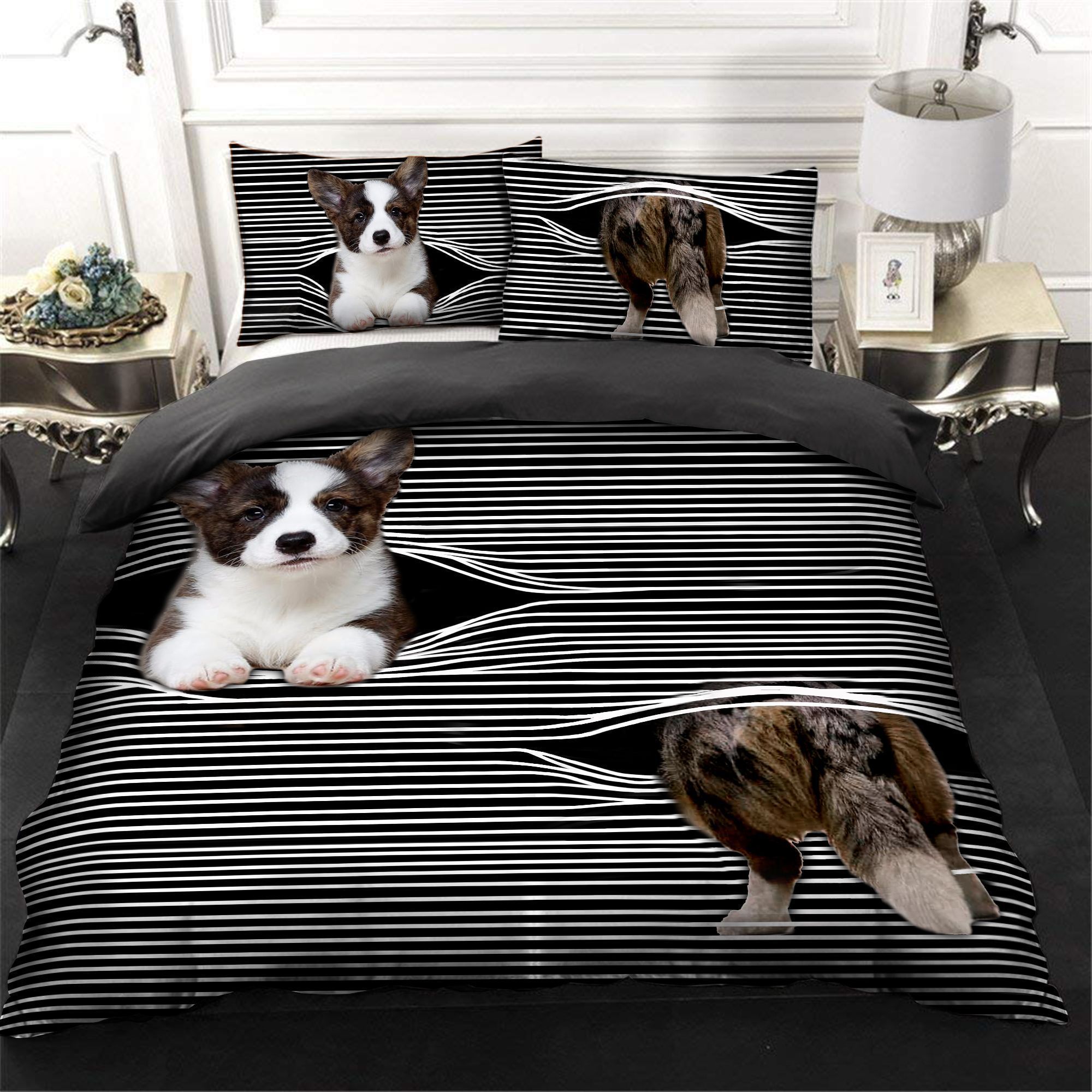 Corgi Cute Cardigan Welsh Bedding Set