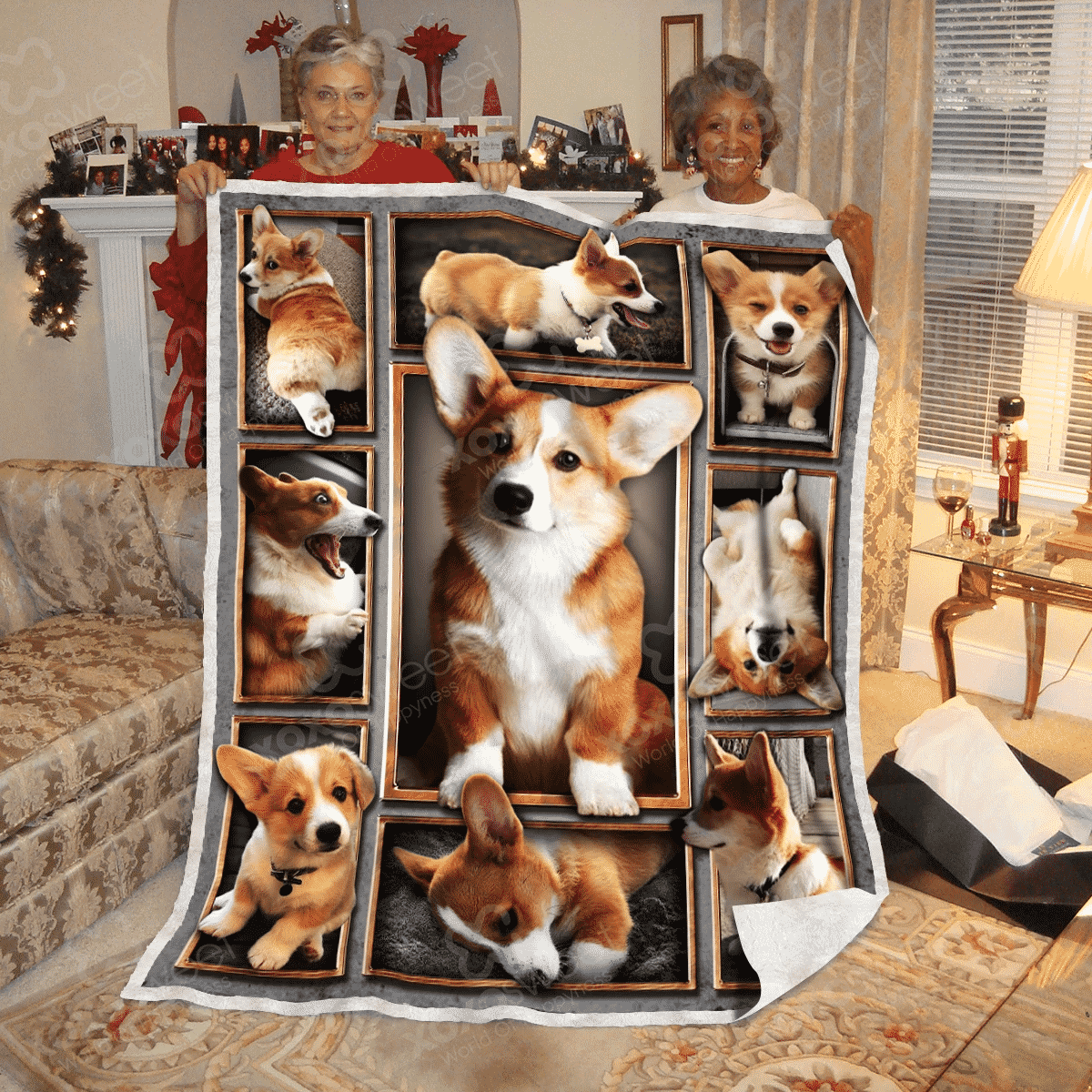 Corgi Dancing With A Stranger Quilt Blanket DHC020120428TD
