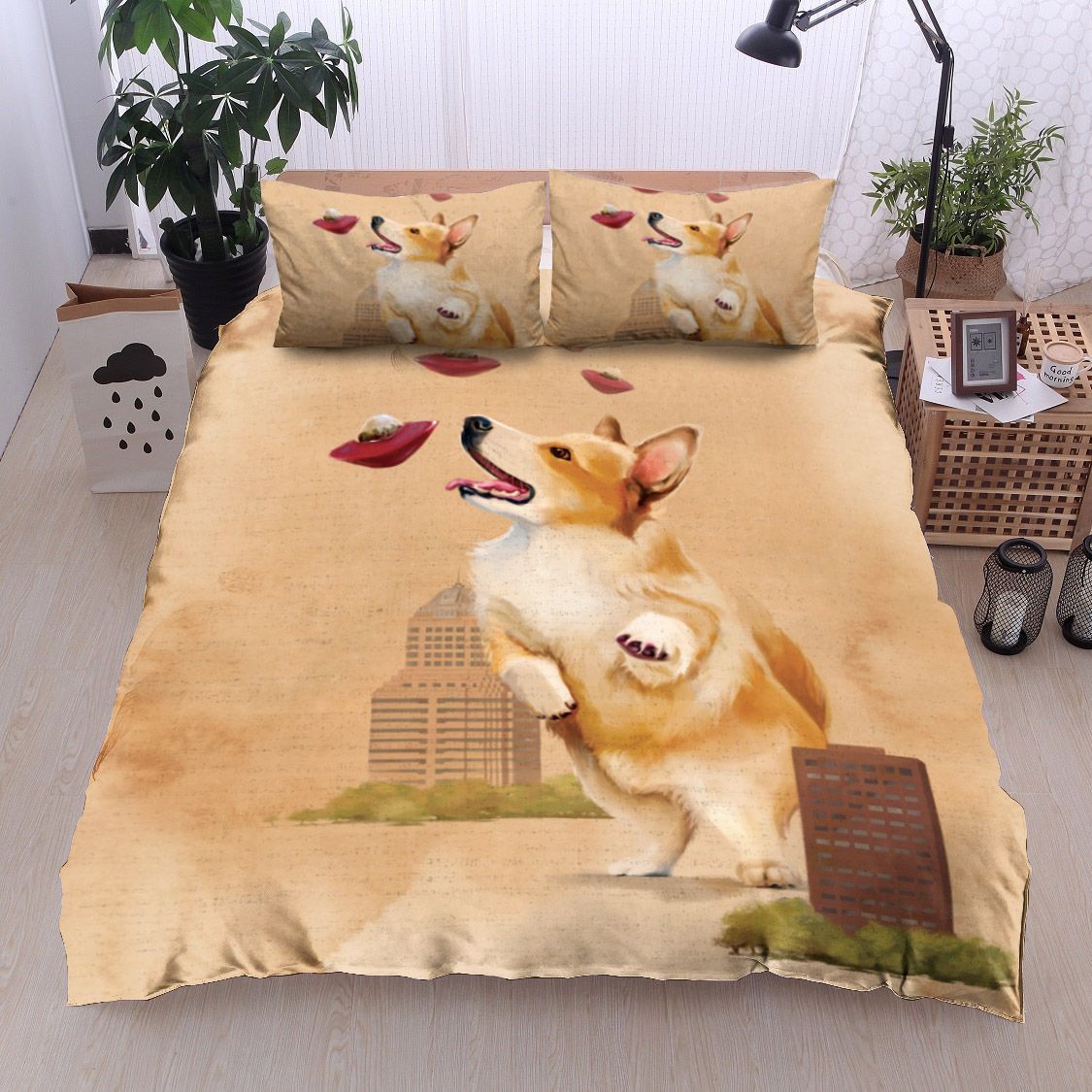 Corgi Bedding Set