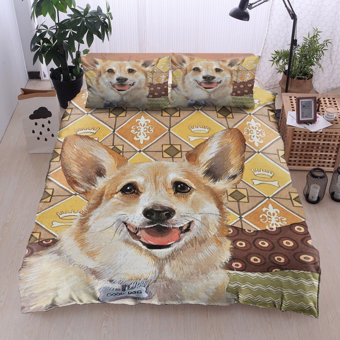 Corgi Bedding Set