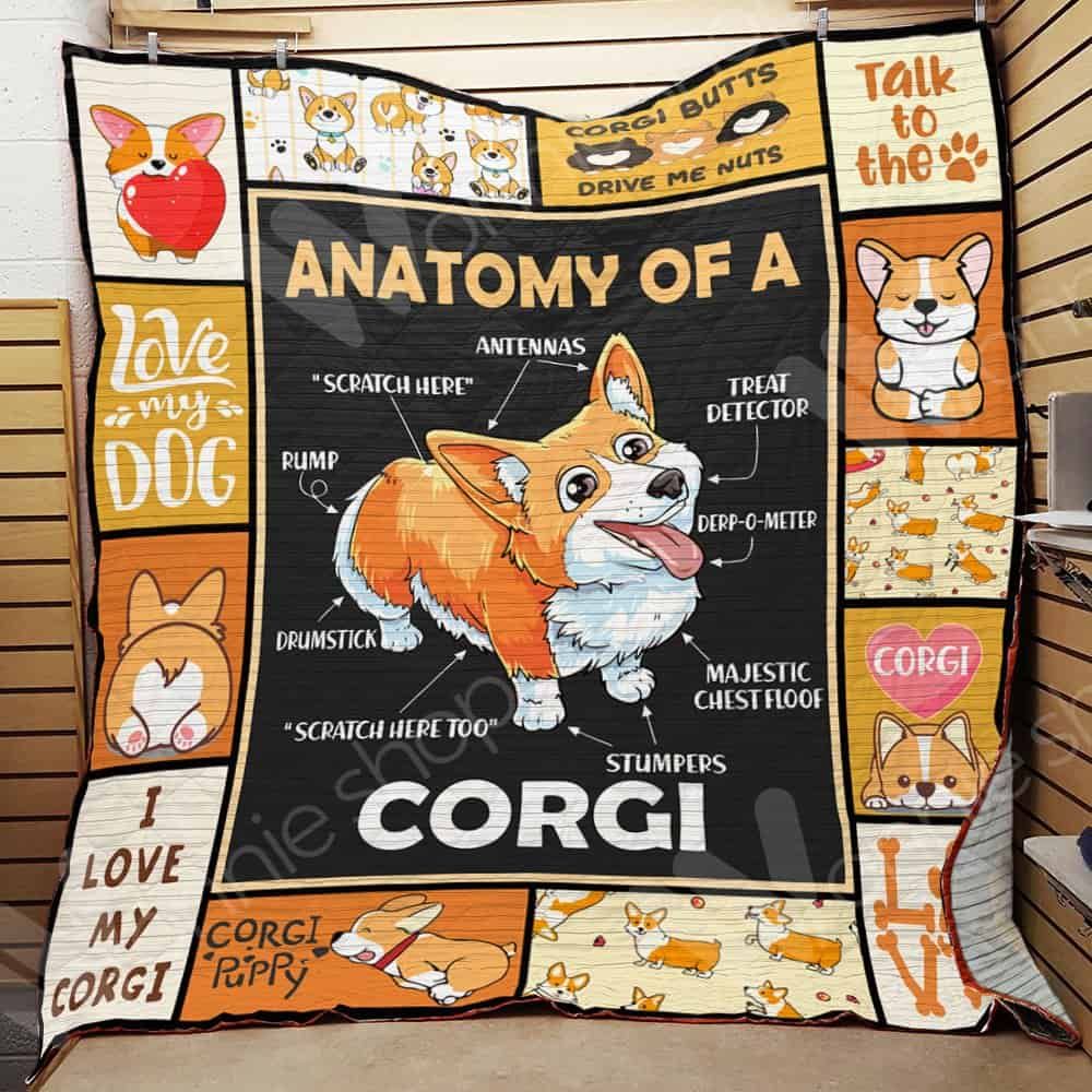 Corgi Dog Blanket LNT1012010 Quilt Blanket