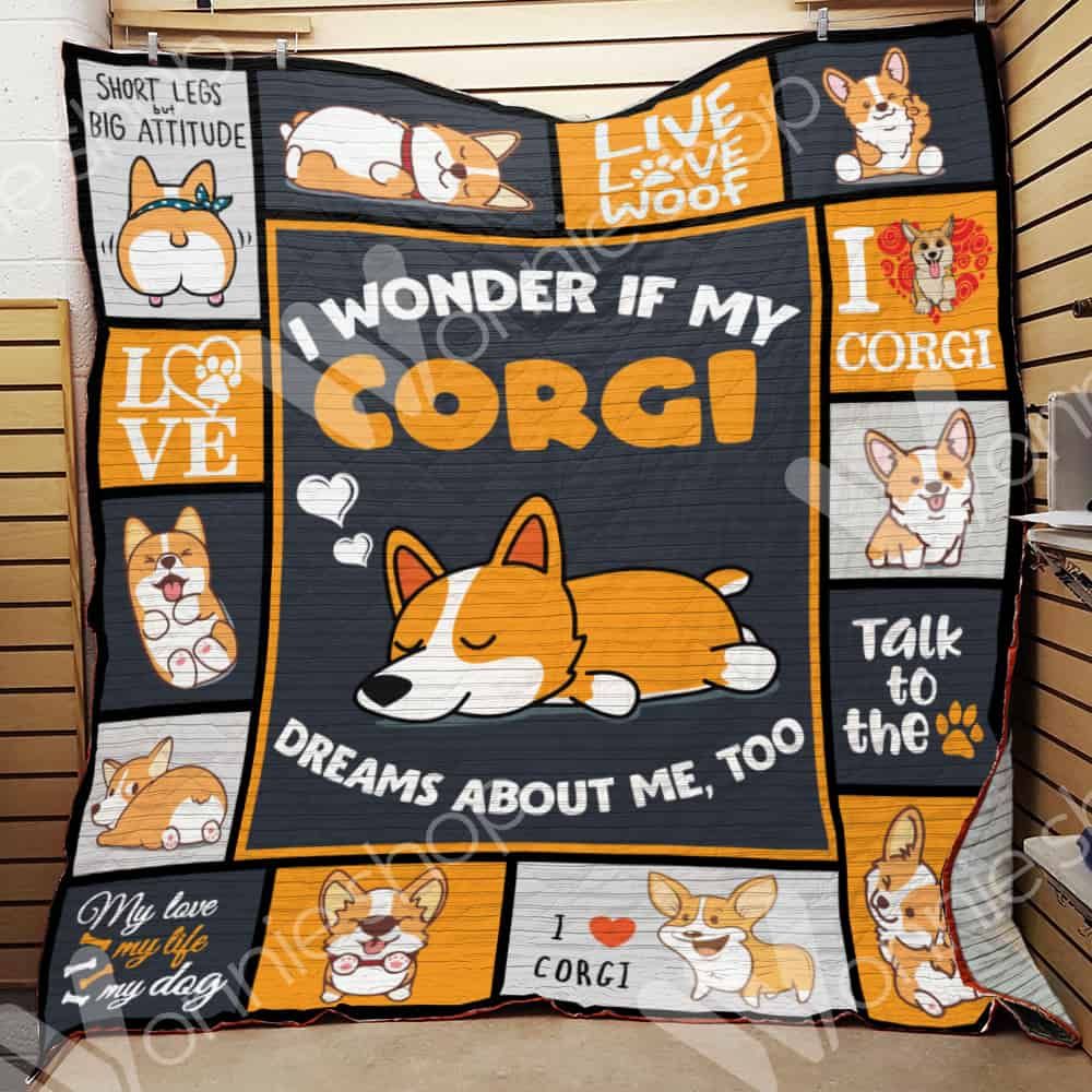 Corgi Dog Blanket LNT1112027 Quilt Blanket