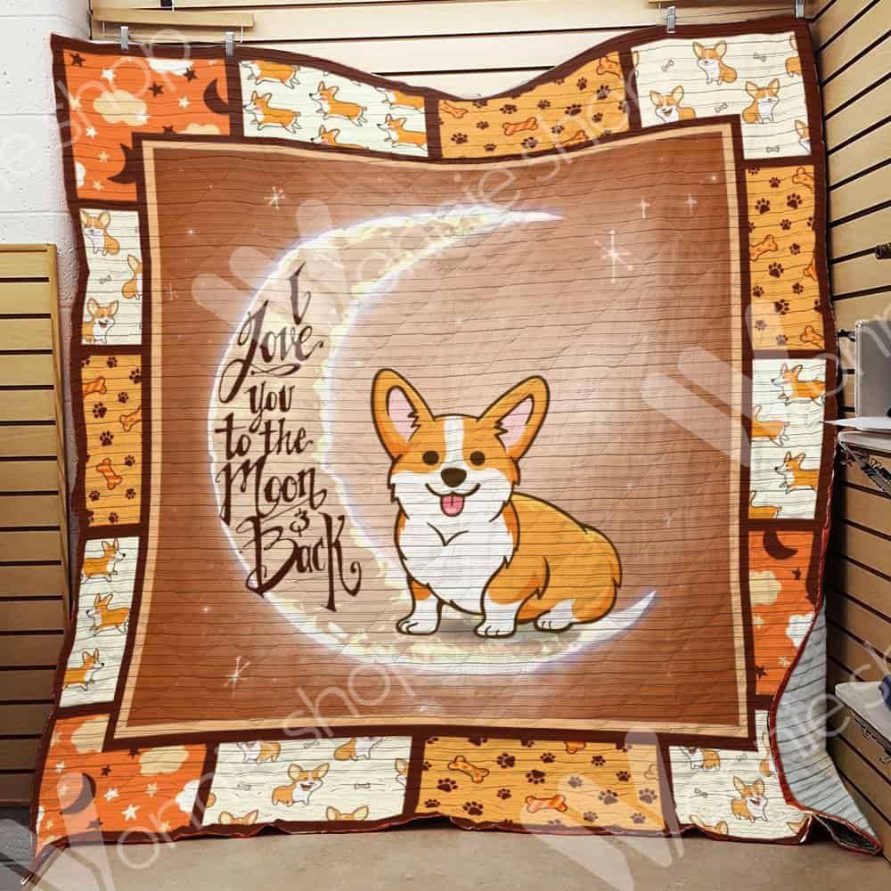 Corgi Dog LNT0312032 Quilt Blanket
