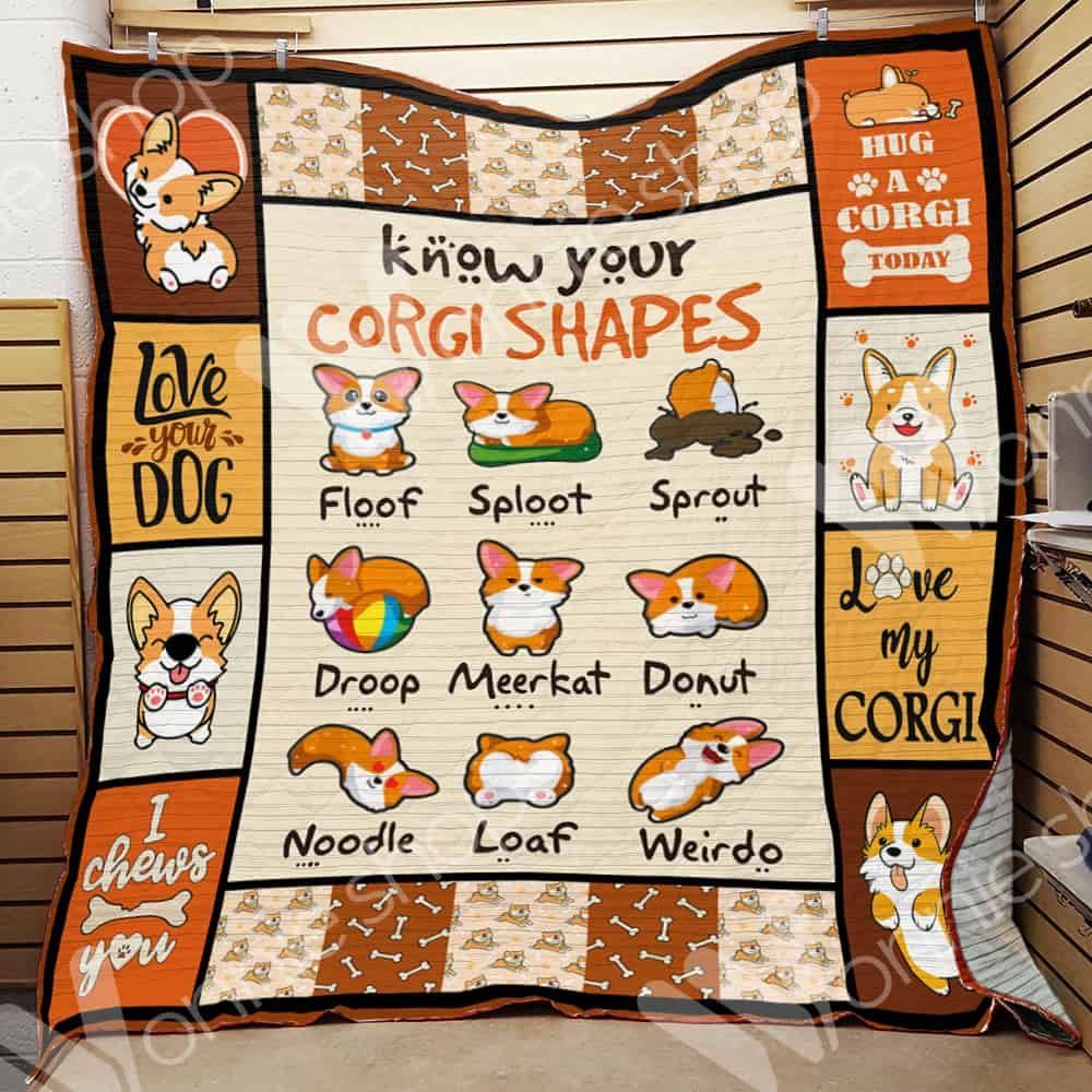 Corgi Dog Love Your Dog GS-CL-LD0701 Quilt Blanket