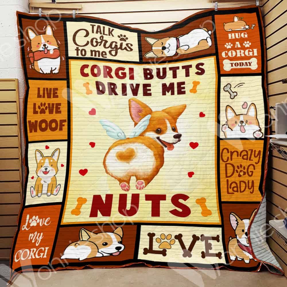 Corgi Dog Quilt Blanket DHC0602600TD