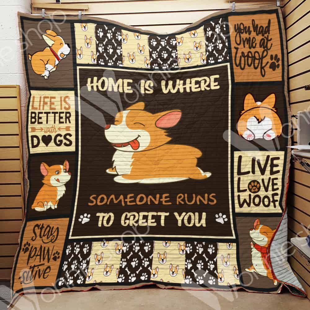 Corgi Dog Quilt Blanket DHC0602602TD