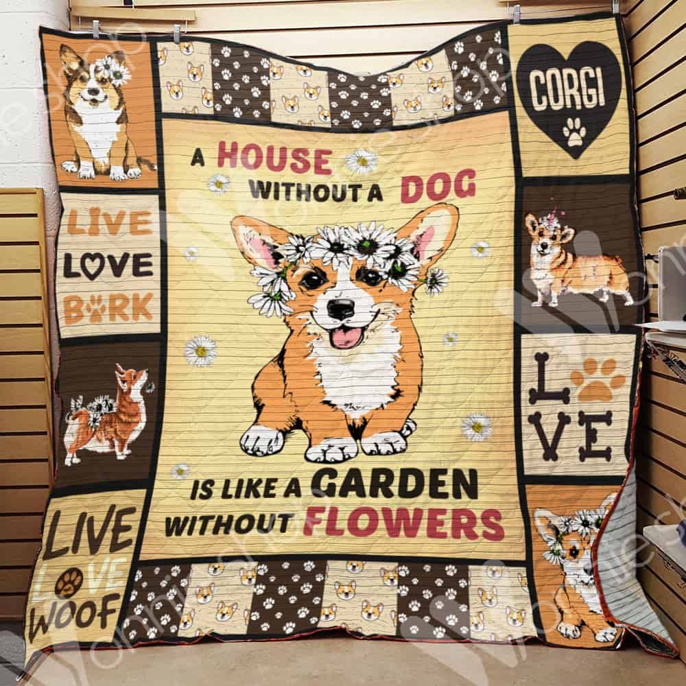 Corgi Dog Quilt Blanket DHC0602610TD