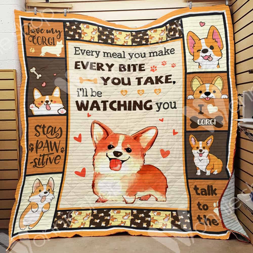 Corgi Dog Quilt Blanket DHC0602697TD
