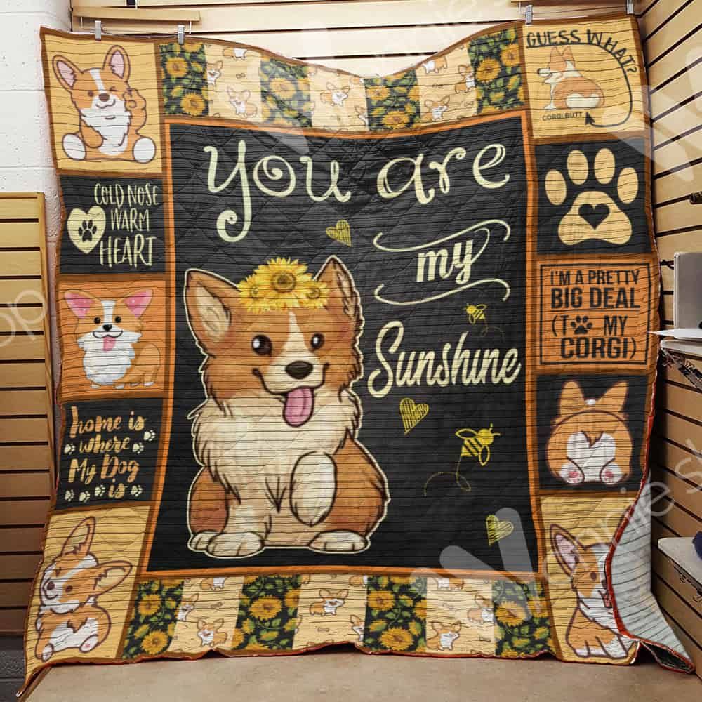 Corgi Dog Quilt Blanket DHC1002556TD