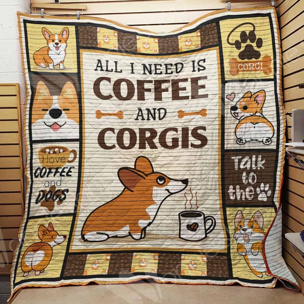 Corgi Dog Quilt Blanket DHC1002561TD