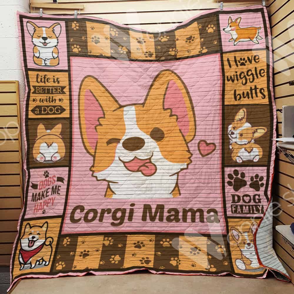 Corgi Dog Quilt Blanket DHC1002568TD