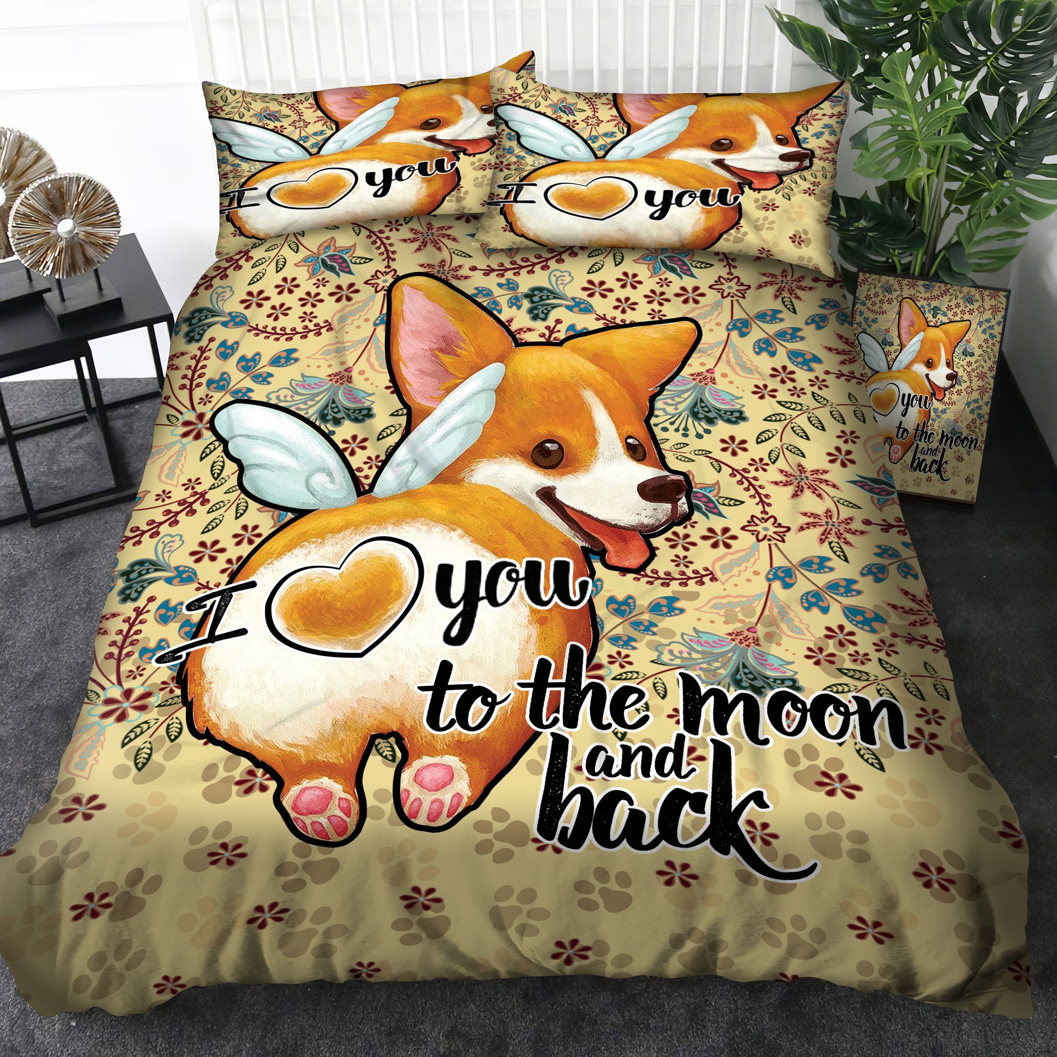 Corgi Bedding Set