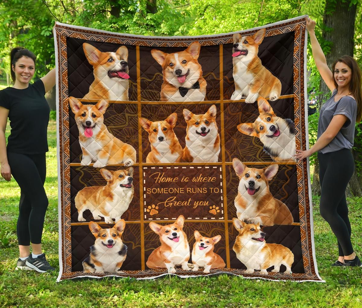 Corgi Home Quilt Blanket Dhc09121627Dd