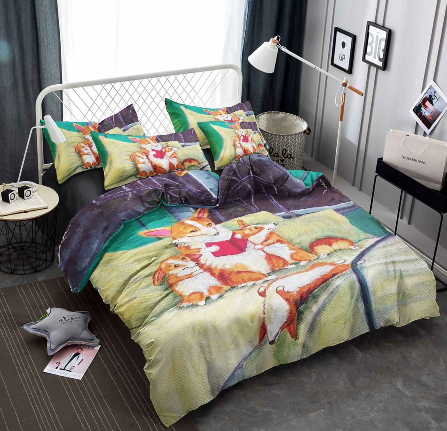 Corgi Bedding Set