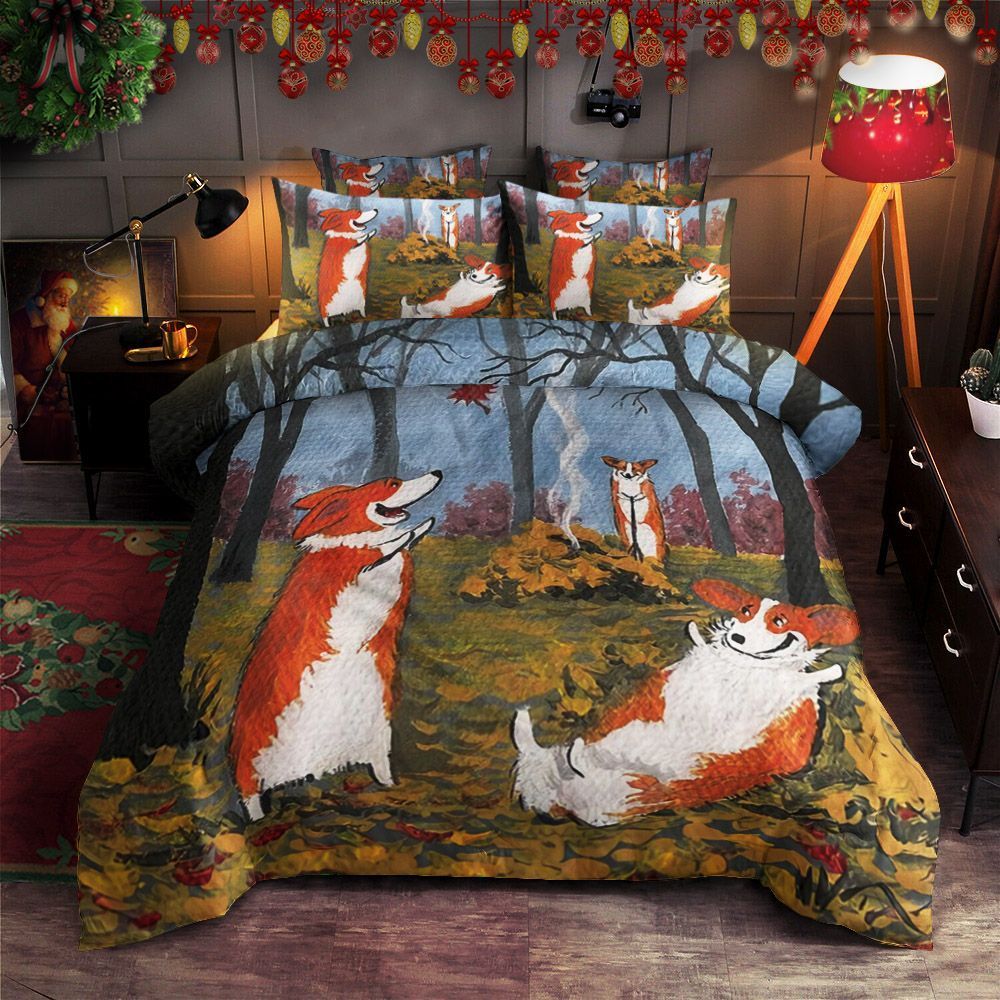 Corgi Bedding Set