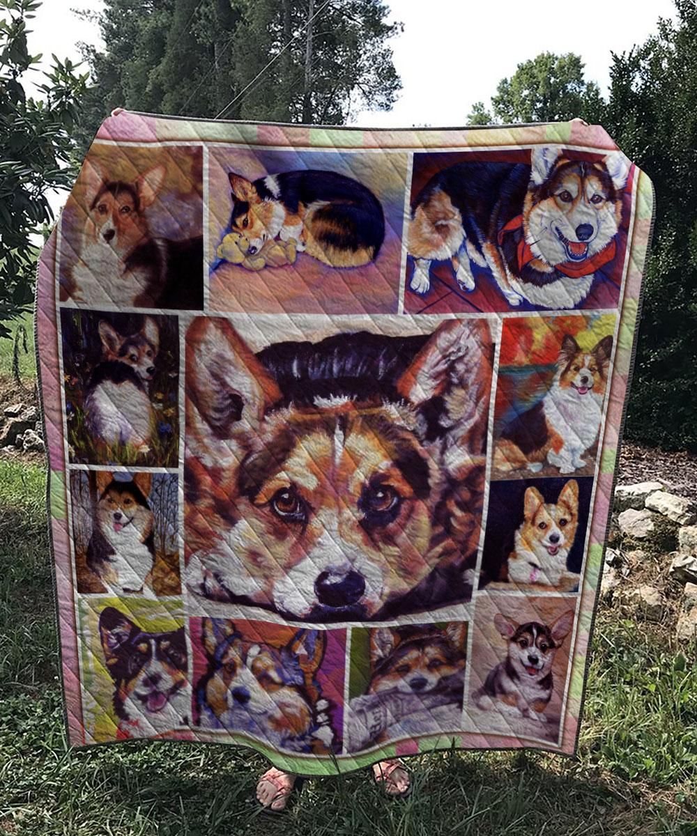 Corgi I See You Quilt Blanket Dhc03011418Dd
