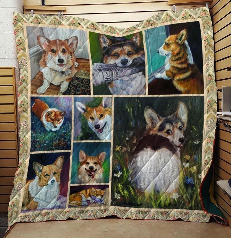 Corgi Im In Love With A Stranger Quilt Blanket DHC020120829TD