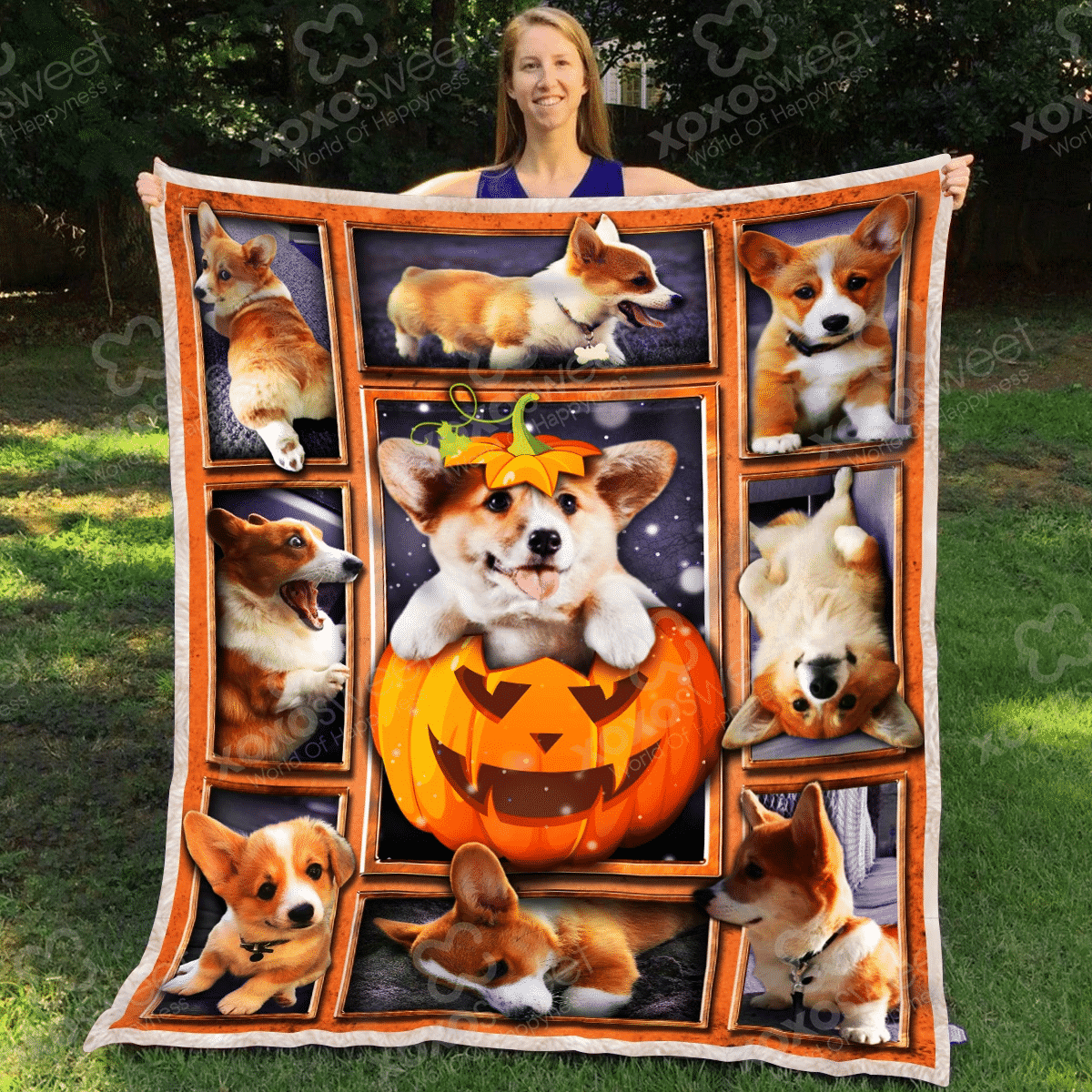 Corgi In My Darkest Hour Quilt Blanket DHC31121863TD