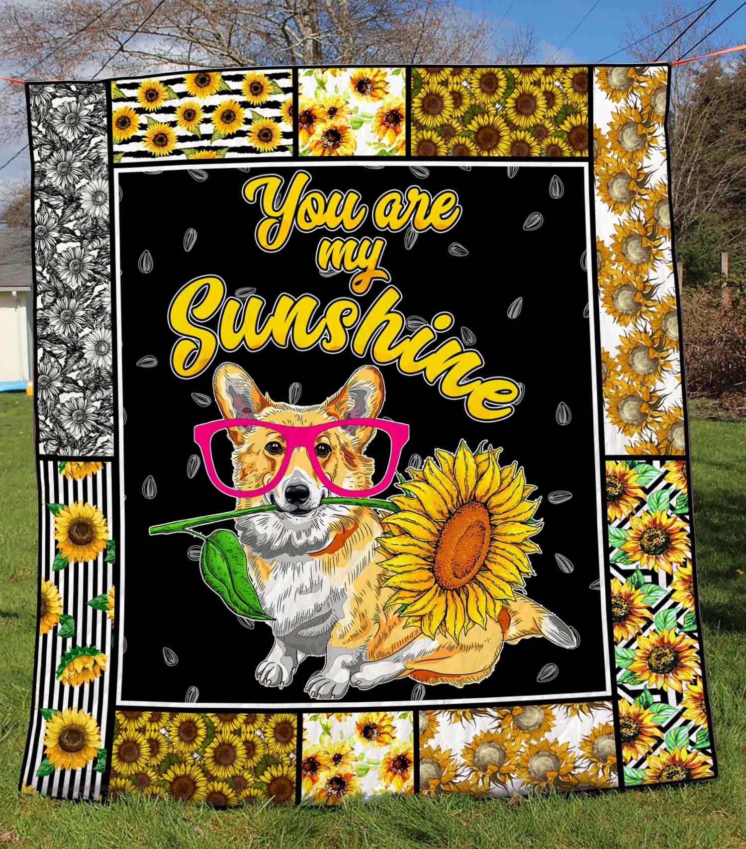 Corgi Love Corgi Quilt Blanket DHC020120717TD