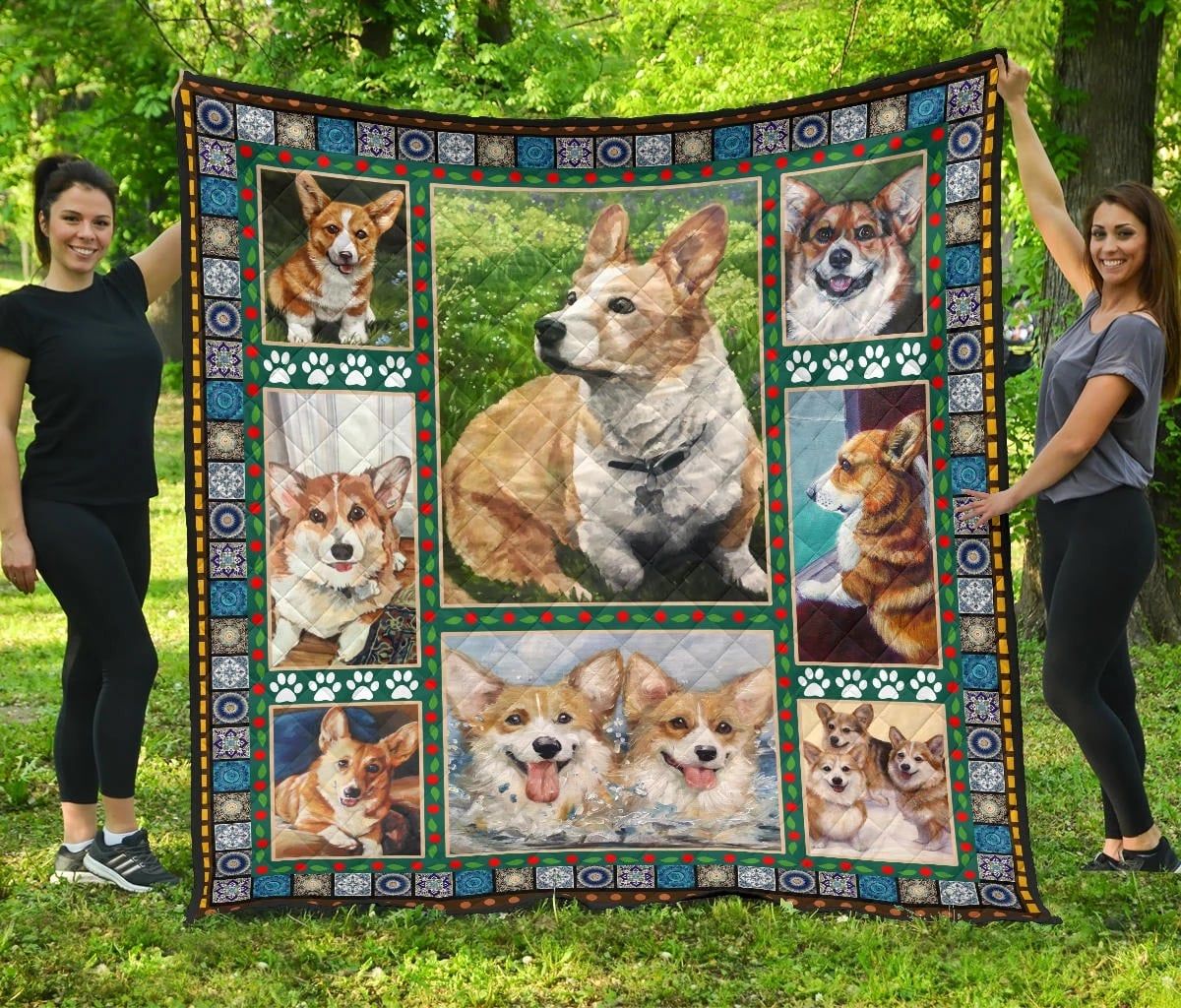 Corgi Missing You Bae Quilt Blanket DHC3112677TD