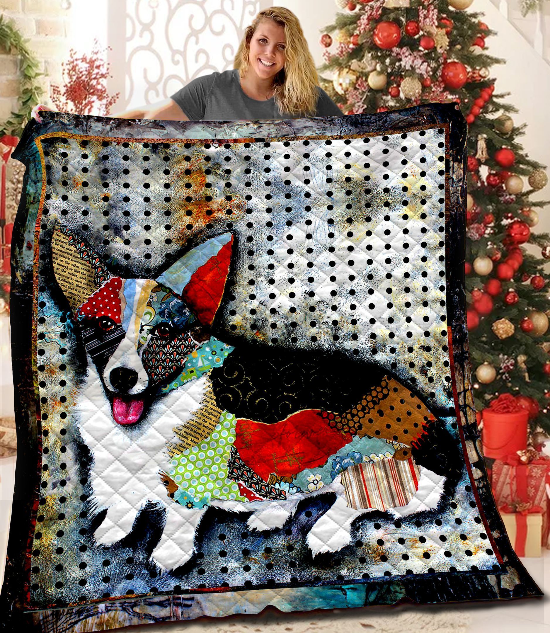 Corgi Quilt Blanket BBB020105NB