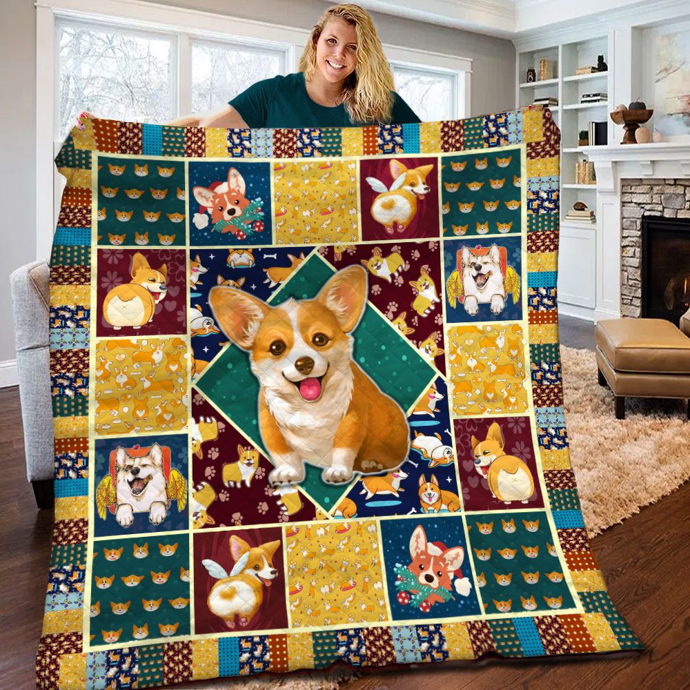 Corgi Quilt Blanket BBB080508MH