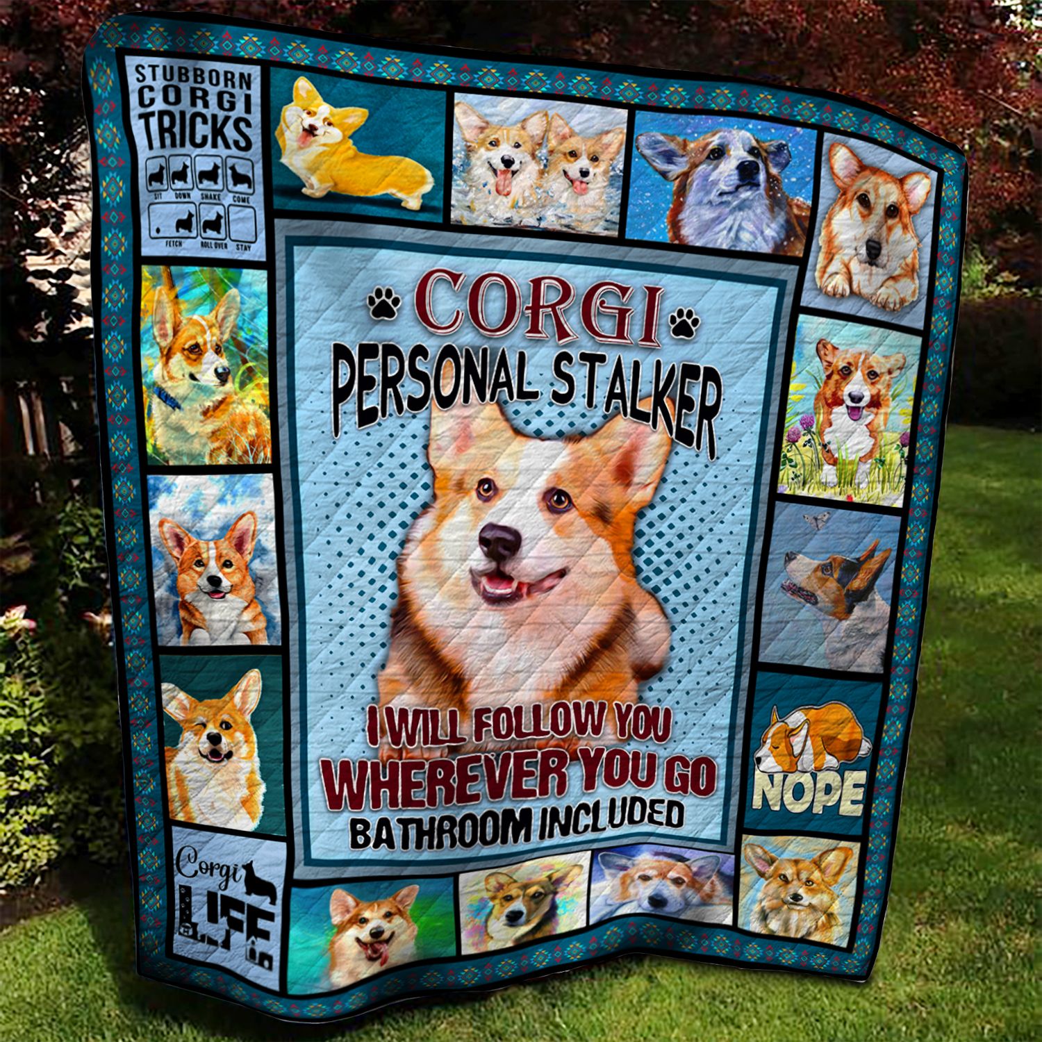 Corgi Quilt Blanket BBB110607MH