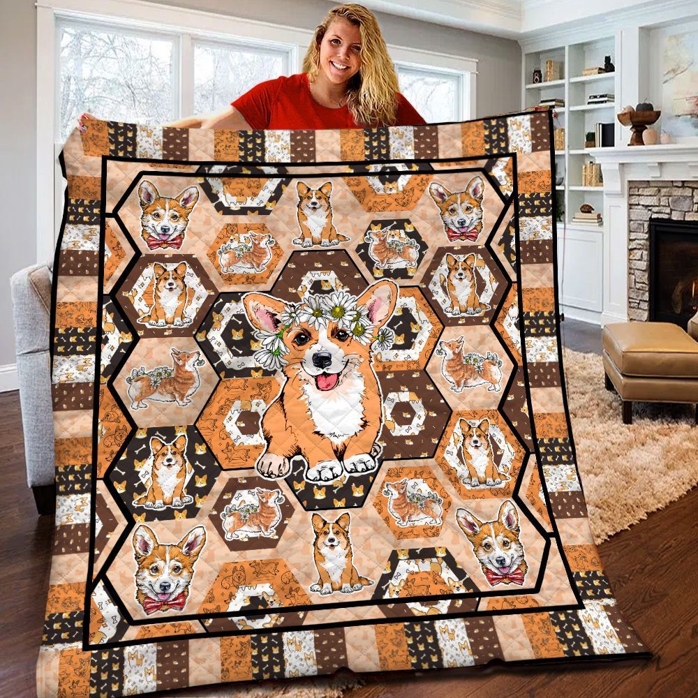 Corgi Quilt Blanket BBB140523HT