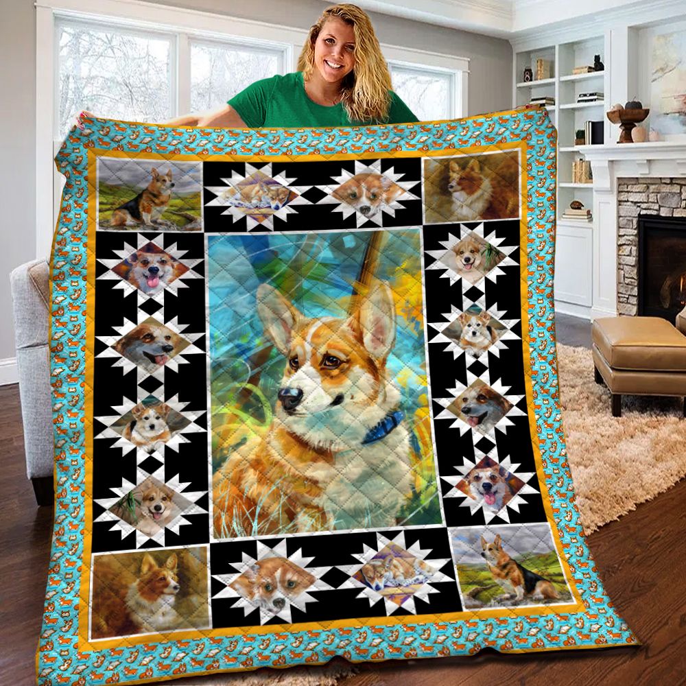 Corgi Quilt Blanket BBB150203SM
