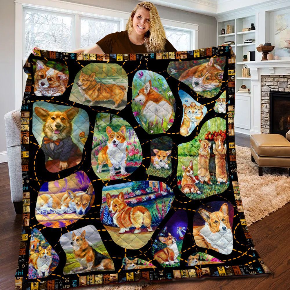Corgi Quilt Blanket BBB190202NB