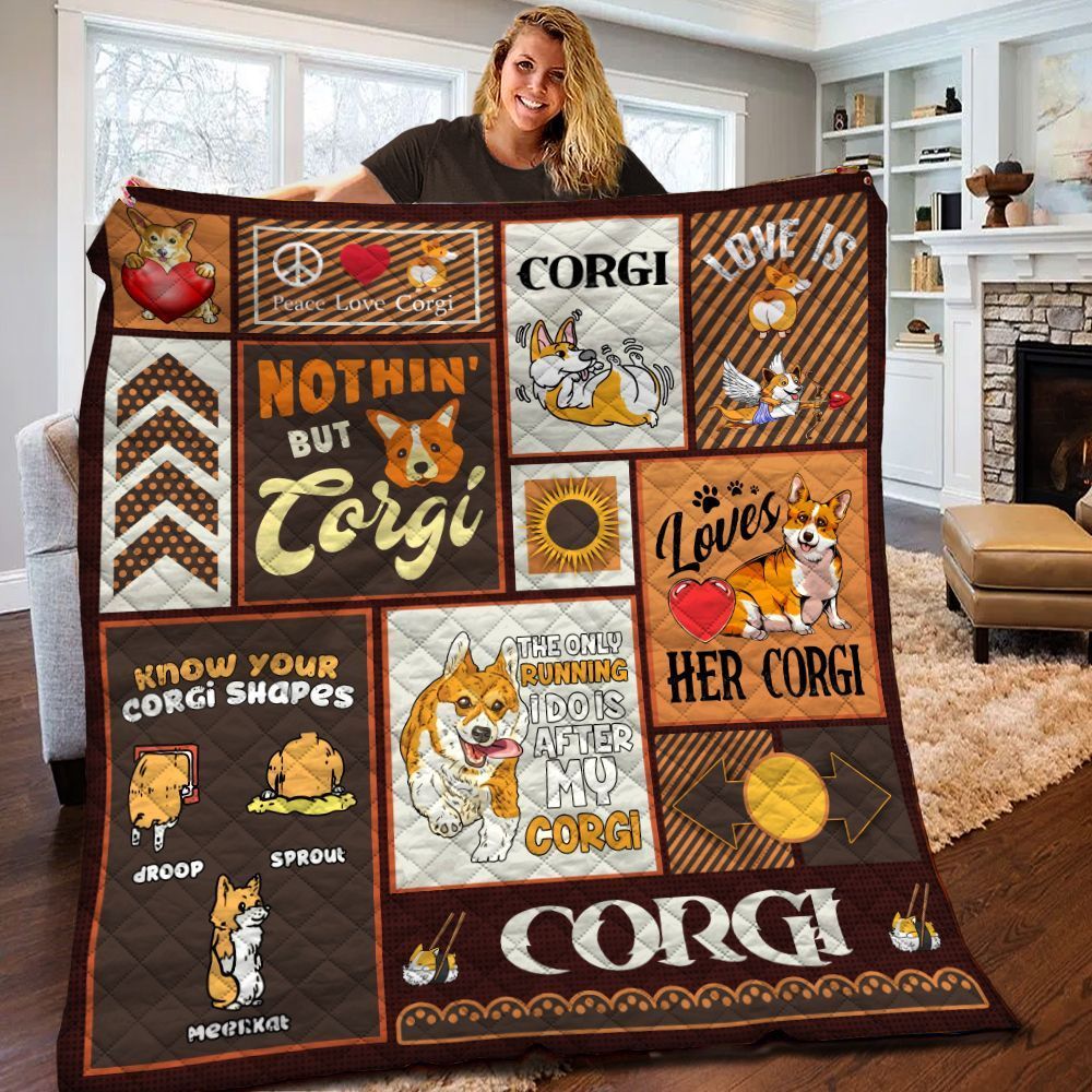 Corgi Quilt Blanket BBB190205SM