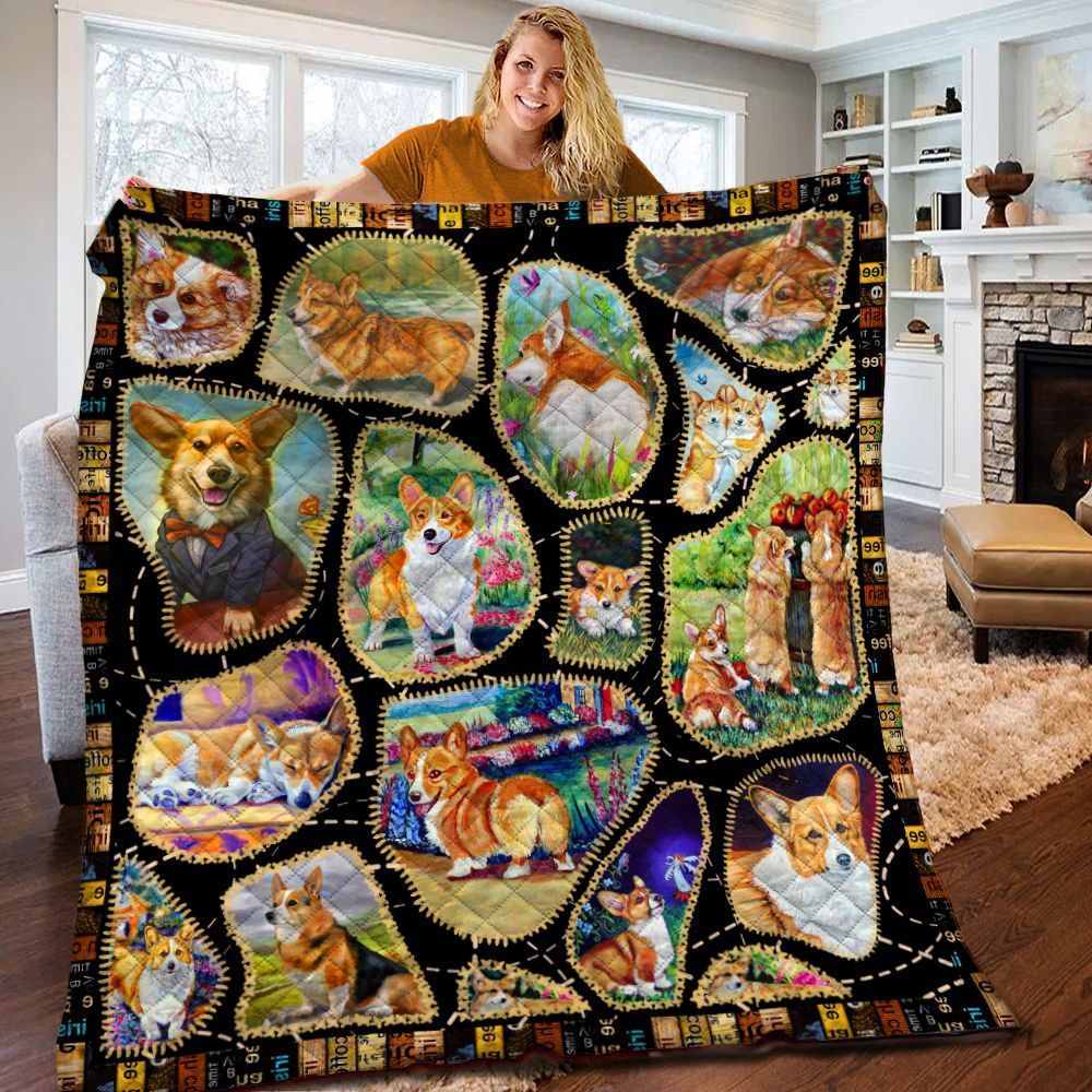 Corgi Quilt Blanket BBB200202NB