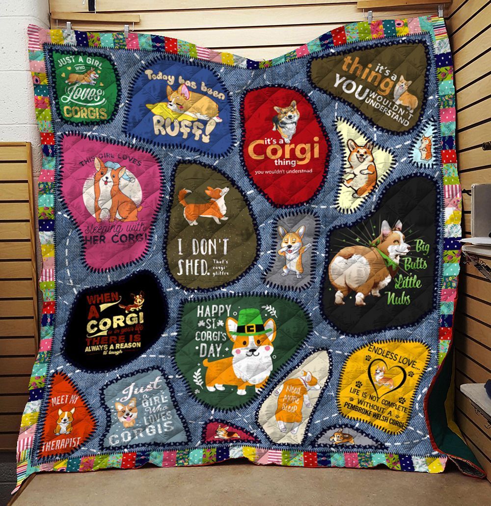 Corgi Quilt Blanket BBB210207NB