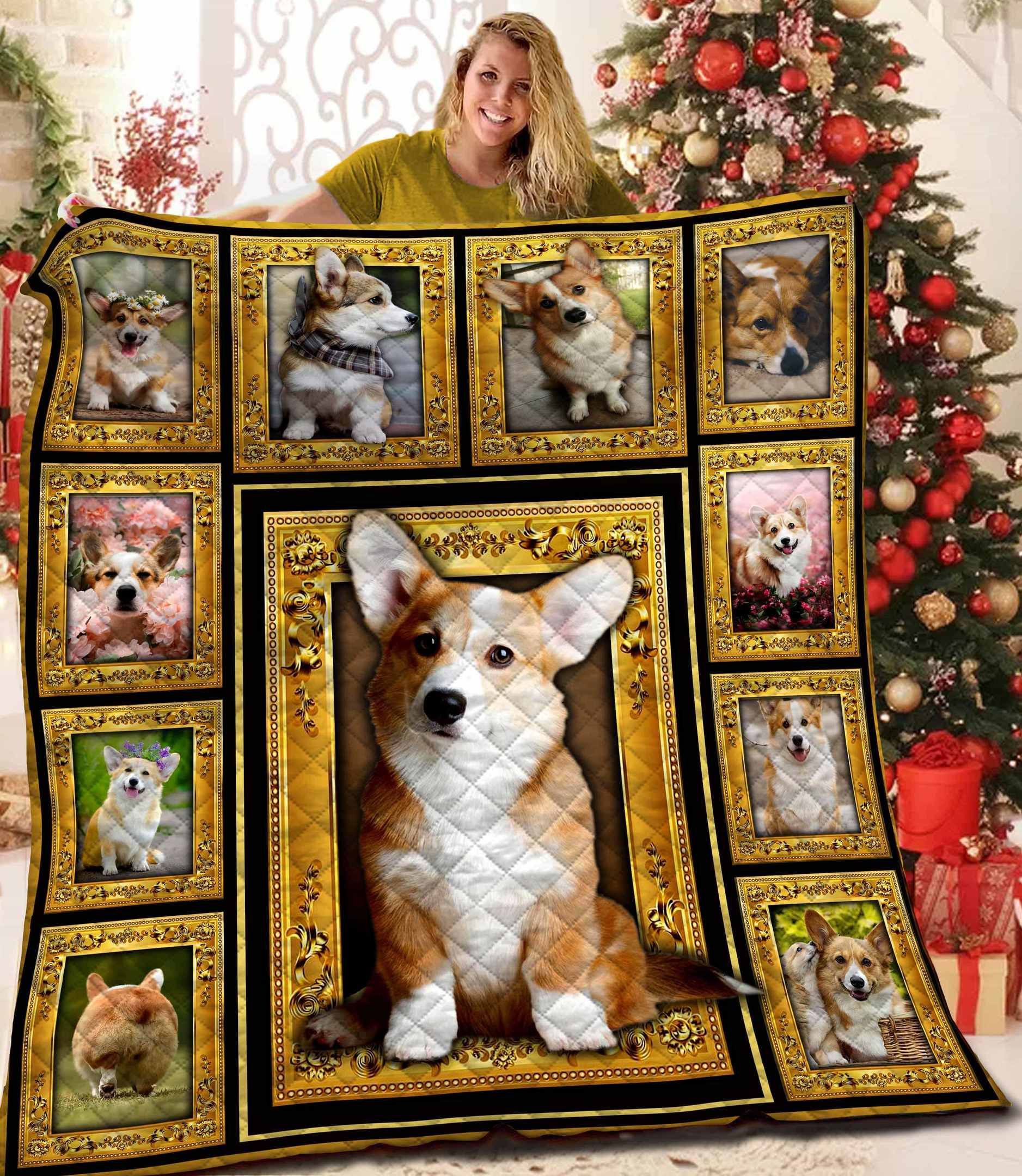 Corgi Quilt Blanket BBB241003NL