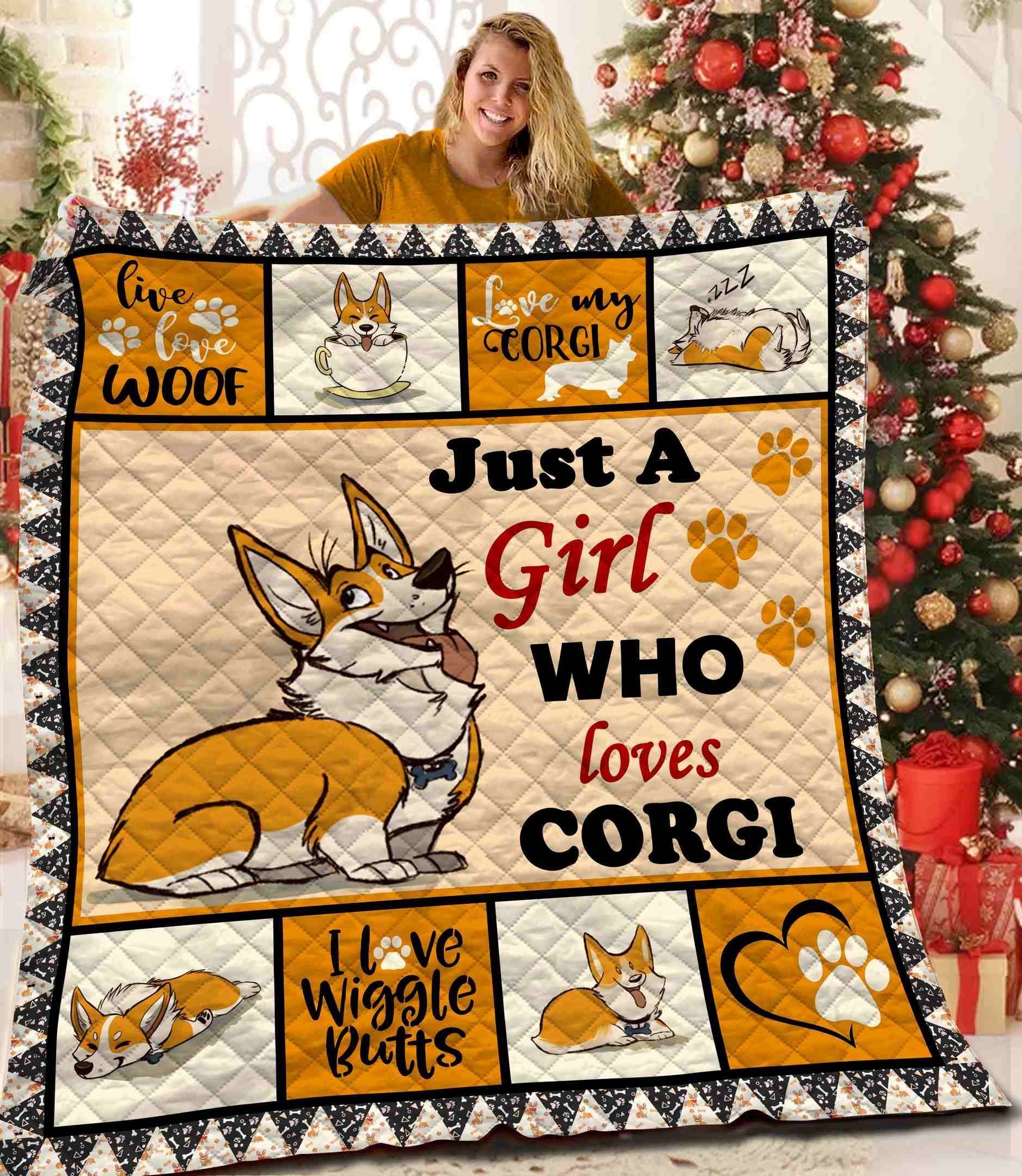 Corgi Quilt Blanket BBB291101NB