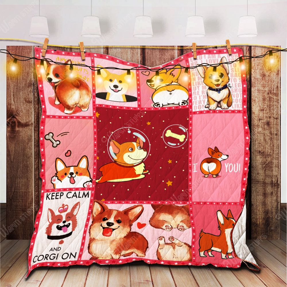 Corgi Quilt Blanket Bp Dhc1312465Dd