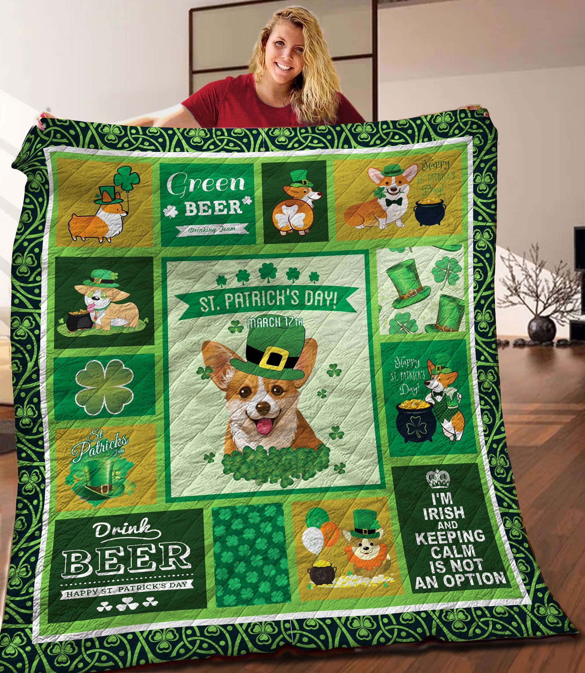 Corgi Quilt Blanket C9B200207NM
