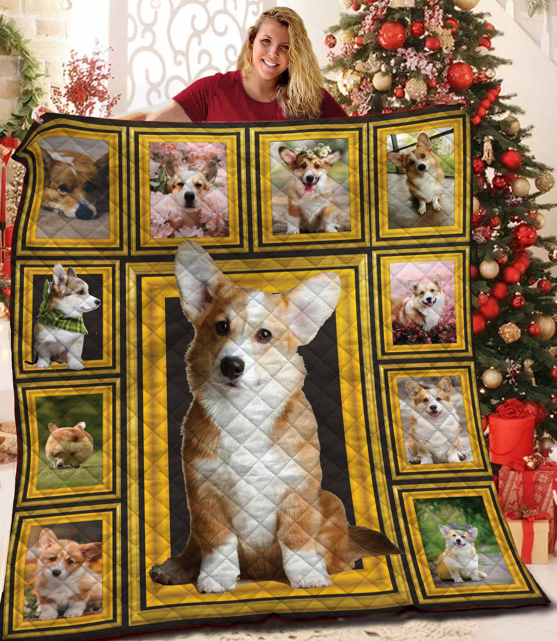 Corgi Quilt Blanket CCC25108061