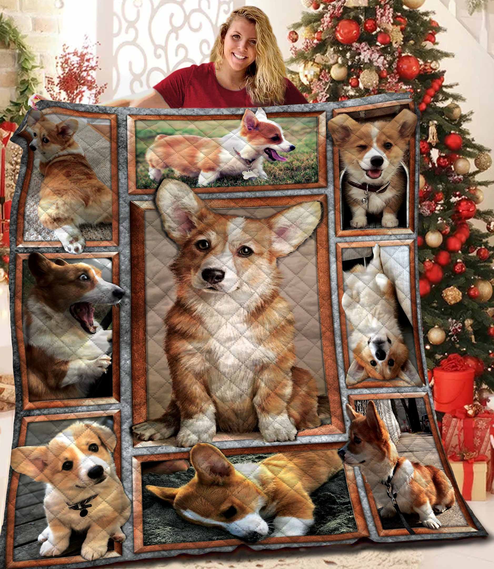 Corgi Quilt Blanket CCC25108062